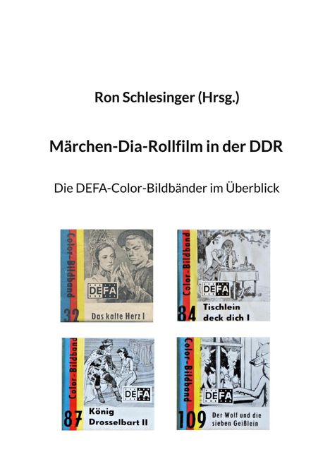 Märchen-Dia-Rollfilm in der DDR, Buch