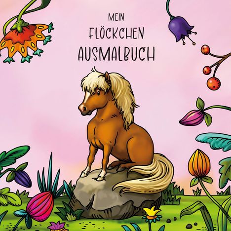 Anne Bernhardi: Mein Flöckchen Ausmalbuch, Buch