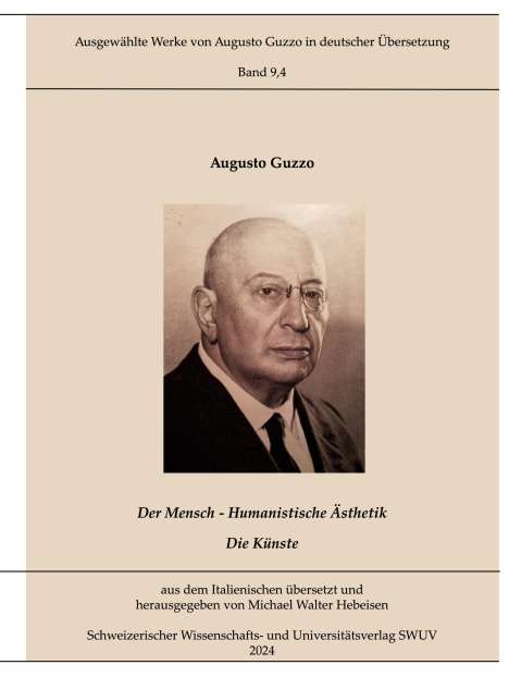 Augusto Guzzo: Humanistische Ästhetik, Buch