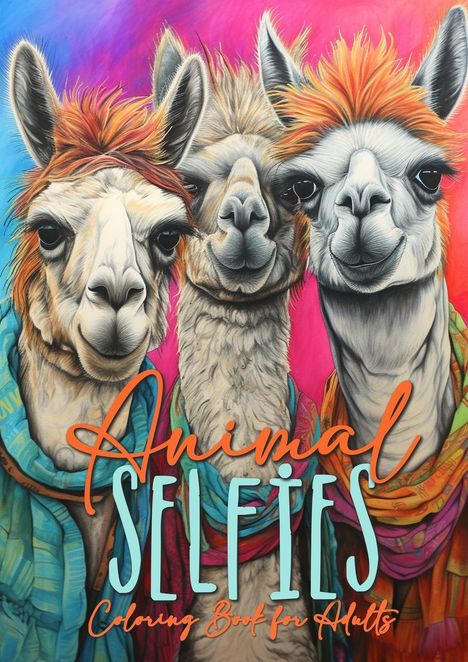 Monsoon Publishing: Animal Selfies Coloring Book for Adults, Buch