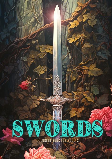 Monsoon Publishing: Swords Coloring Book for Adults, Buch