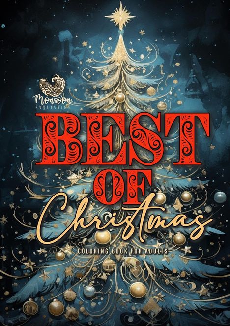 Monsoon Publishing: Best of Christmas Coloring Book for Adults, Buch