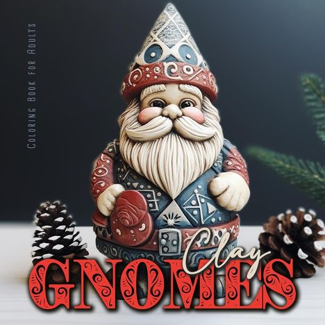 Monsoon Publishing: Clay Gnomes Coloring Book for Adults, Buch