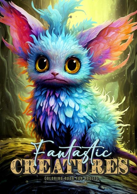 Monsoon Publishing: Fantastic Creatures Coloring Book for Adults, Buch
