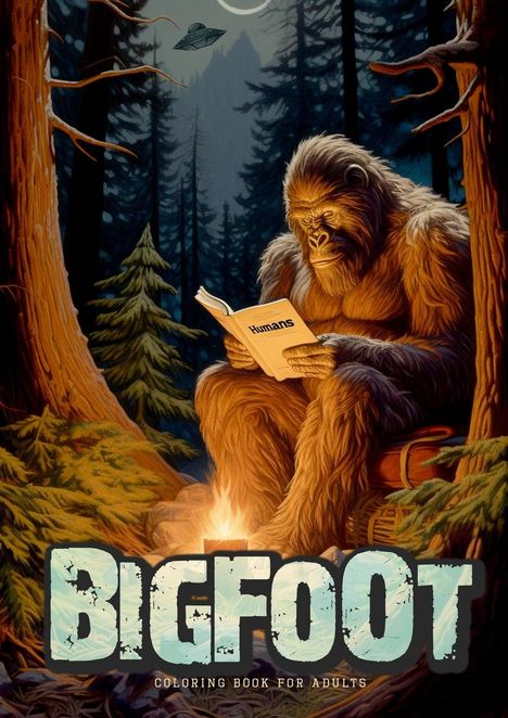 Monsoon Publishing: Bigfoot oloring Book for Adults, Buch