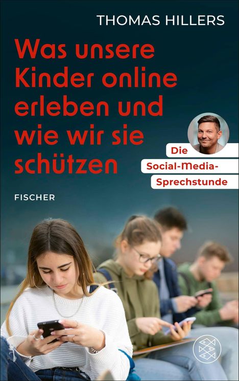 "Was unsere Kinder online erleben und wie wir sie schützen." Jugendliche schauen konzentriert auf ihre Smartphones.