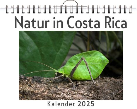 Ben Lang: Natur in Costa Rica, Kalender