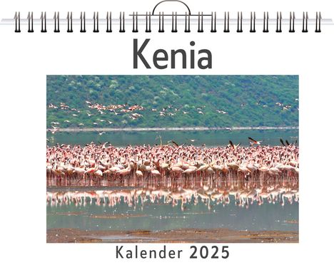 Alexander Zimmermann: Kenia - (Wandkalender 2025, Kalender DIN A4 quer, Monatskalender im Querformat mit Kalendarium, das perfekte Geschenk), Kalender