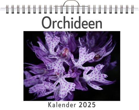 Alice Fischer: Orchideen - (Wandkalender 2025, Kalender DIN A4 quer, Monatskalender im Querformat mit Kalendarium, das perfekte Geschenk), Kalender