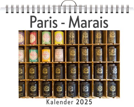 Marie Lange: Paris - Marais, Kalender