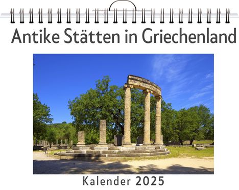 Amelia Münch: Antike Stätten in Griechenland, Kalender