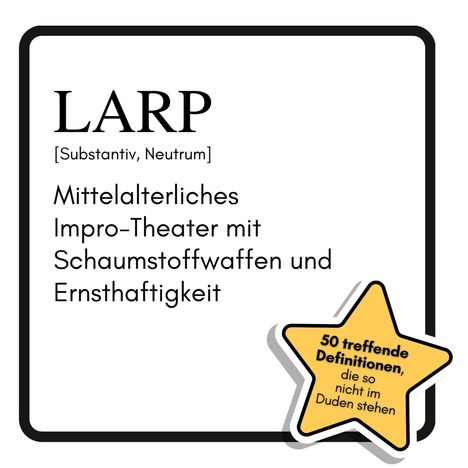 Max Meier: Larp, Buch