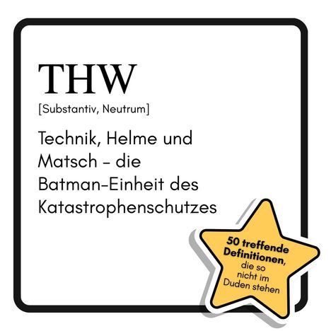 Laura Neumann: THW, Buch