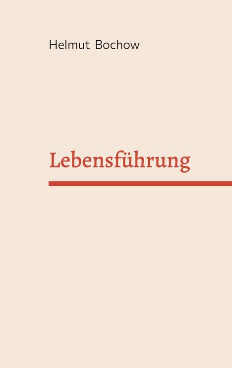 Lebensführung, Buch