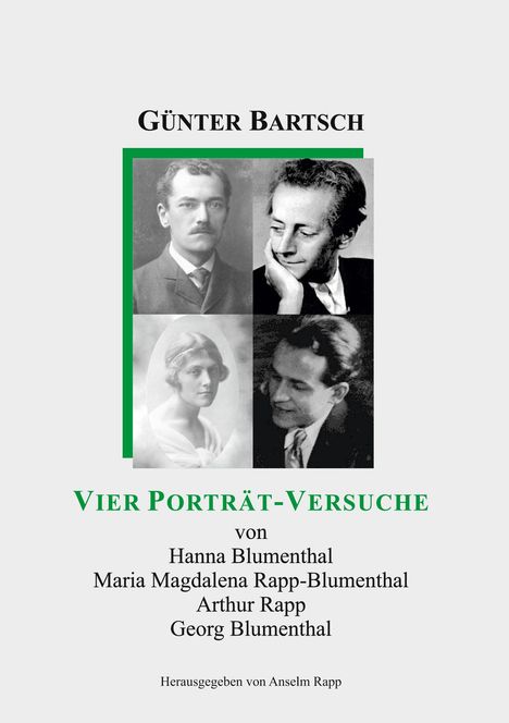 Günter Bartsch: Vier Porträt-Versuche, Buch