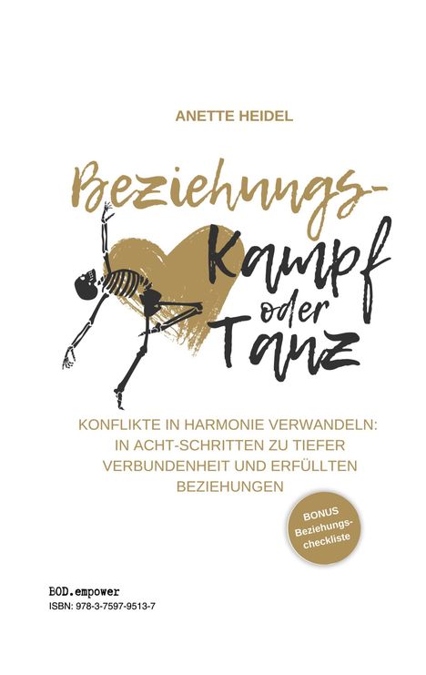 Anette Heidel: Beziehungskampf oder Tanz, Buch