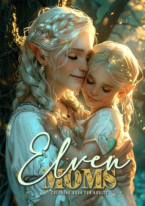 Monsoon Publishing: Elven Moms Coloring Book for Adults, Buch