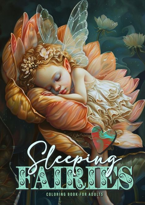 Monsoon Publishing: Sleeping Fairies Coloring Book for Adults, Buch