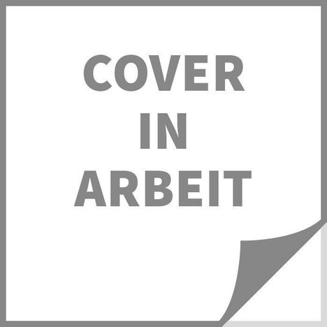 Text: "COVER IN ARBEIT" in fetten Lettern, in einem einfachen weißen Feld mit umgeschlagener Ecke.