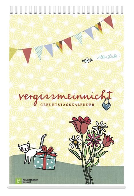 Silke Schmidt: vergissmeinnicht-Geburtstagskalender, Kalender