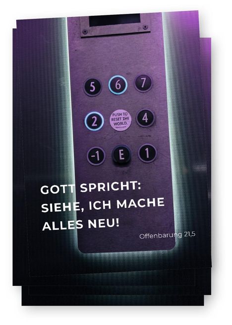 Postkarte zur Jahreslosung 2026 - 10 Karten im Set, Diverse