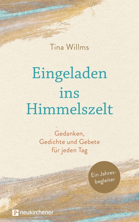 „Eingeladen ins Himmelszelt“ steht in blauer Schrift, darunter „Gedanken, Gedichte und Gebete für jeden Tag“.