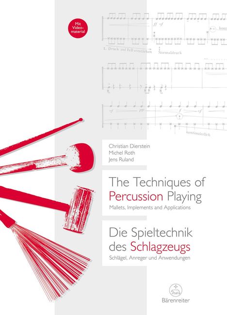 Christian Dierstein: The Techniques of Percussion Playing / Die Spieltechnik des Schlagzeugs, Buch