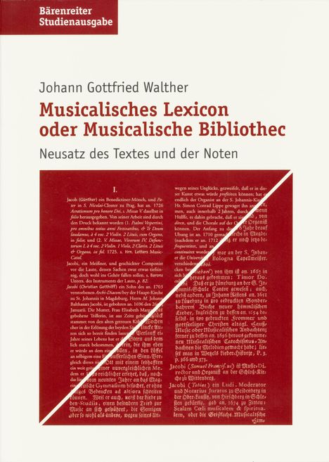 Musicalisches Lexicon oder Musicalische Bibliothec, Buch
