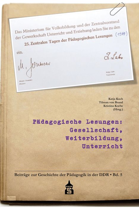 Pädagogische Lesungen, Buch