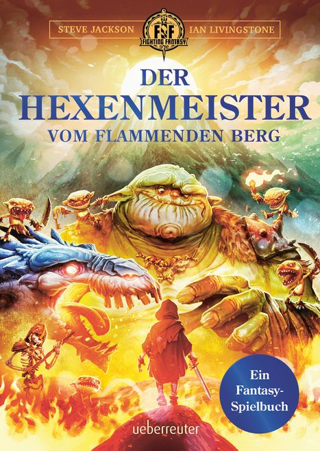 Steve Jackson: Der Hexenmeister vom flammenden Berg, Buch