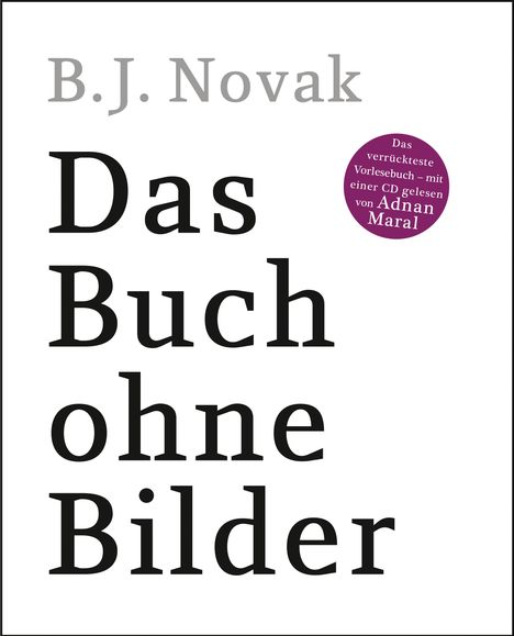 B. J. Novak: Novak, B: Buch ohne Bilder/m. CD, Buch