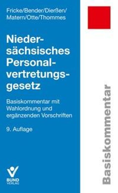 Detlef Fricke: Niedersächsisches Personalvertretungsgesetz, Buch