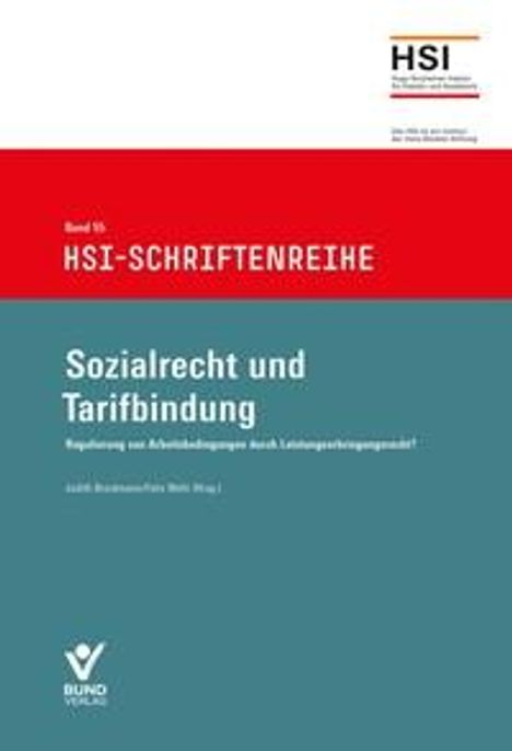 Judith Brockmann: Sozialrecht und Tarifbindung, Buch