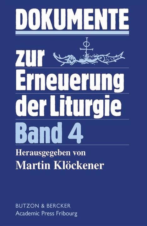 Dokumente zur Erneuerung der Liturgie, Buch