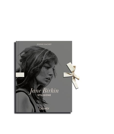 Das Buchcover zeigt den Text: "Sophie Gachet", "Jane Birkin: Stilikone" und "Callwey". Ein Schwarz-Weiß-Foto einer Frau.