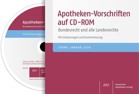 Apotheken-Vorschriften auf CD-ROM, CD-ROM