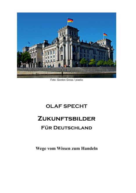 Olaf Specht: Zukunftsbilder für Deutschland, Buch