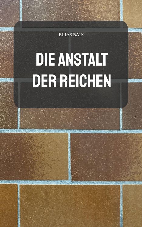 Elias Baik: Die Anstalt der Reichen, Buch