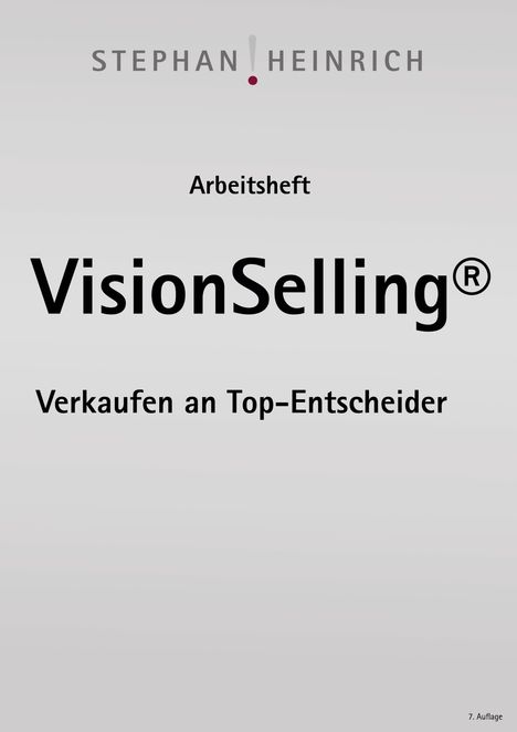 Stephan Heinrich: Arbeitsheft VisionSelling, Buch