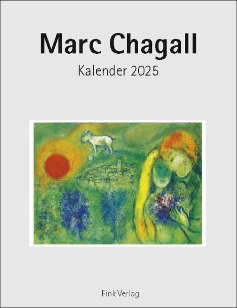 Marc Chagall 2025, Kalender