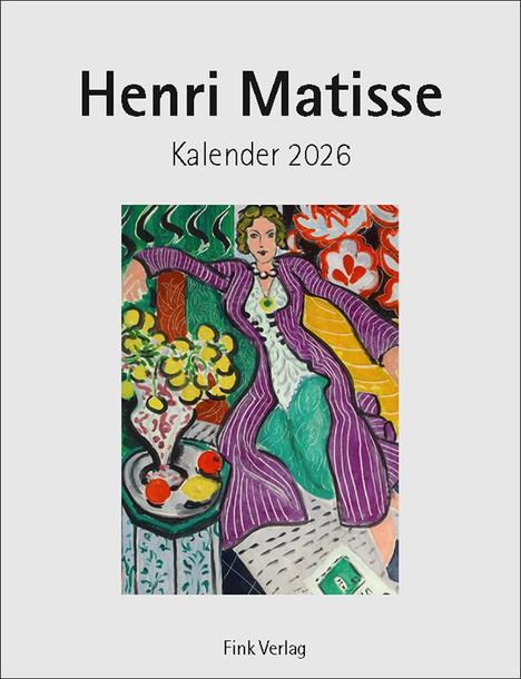 Henri Matisse 2026, Kalender