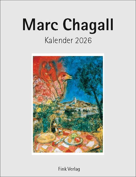 Marc Chagall 2026, Kalender