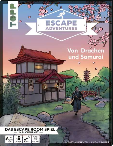 Simon Zimpfer: Escape Adventures - Von Drachen und Samurai, Buch