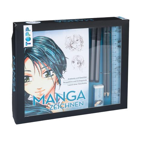 Gecko Keck: Kreativ-Set Manga zeichnen, Buch