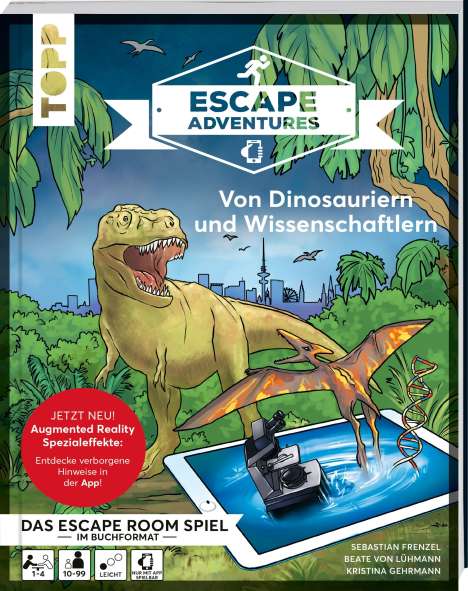 Sebastian Frenzel: Escape Adventures AR - Augmented Reality. Von Dinosauriern und Wissenschaftlern, Buch