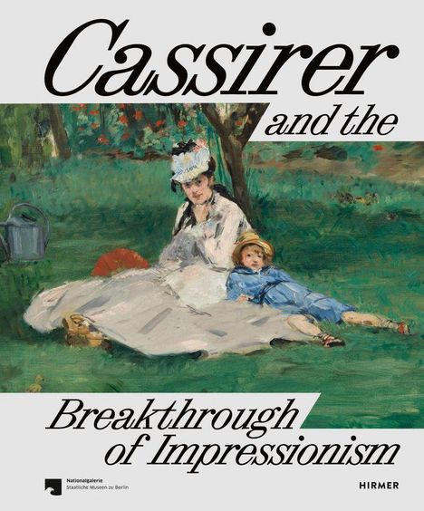 „Cassirer and the Breakthrough of Impressionism“. Gemälde einer Frau und eines Kindes auf einer Wiese.