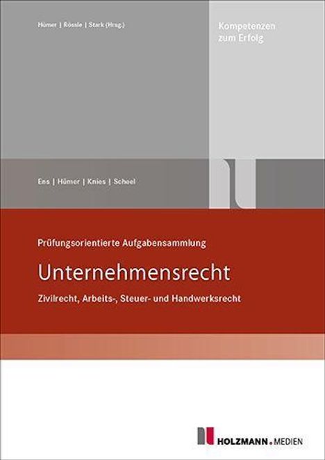 Reinhard Ens: Ens, R: Prüfungsorientierte Aufgabensammlung - Unternehmensr, Buch