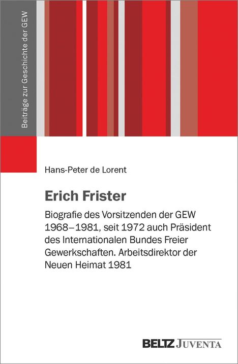 Hans-Peter de Lorent: Erich Frister, Buch
