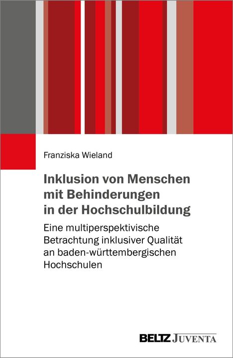 Franziska Wieland: Inklusion von Menschen mit Behinderungen in der Hochschulbildung, Buch