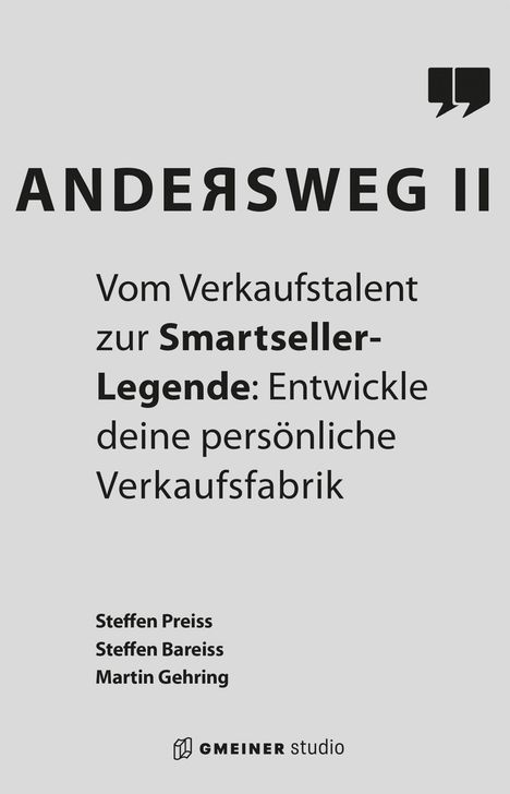 Steffen Preiss: Andersweg II, Buch